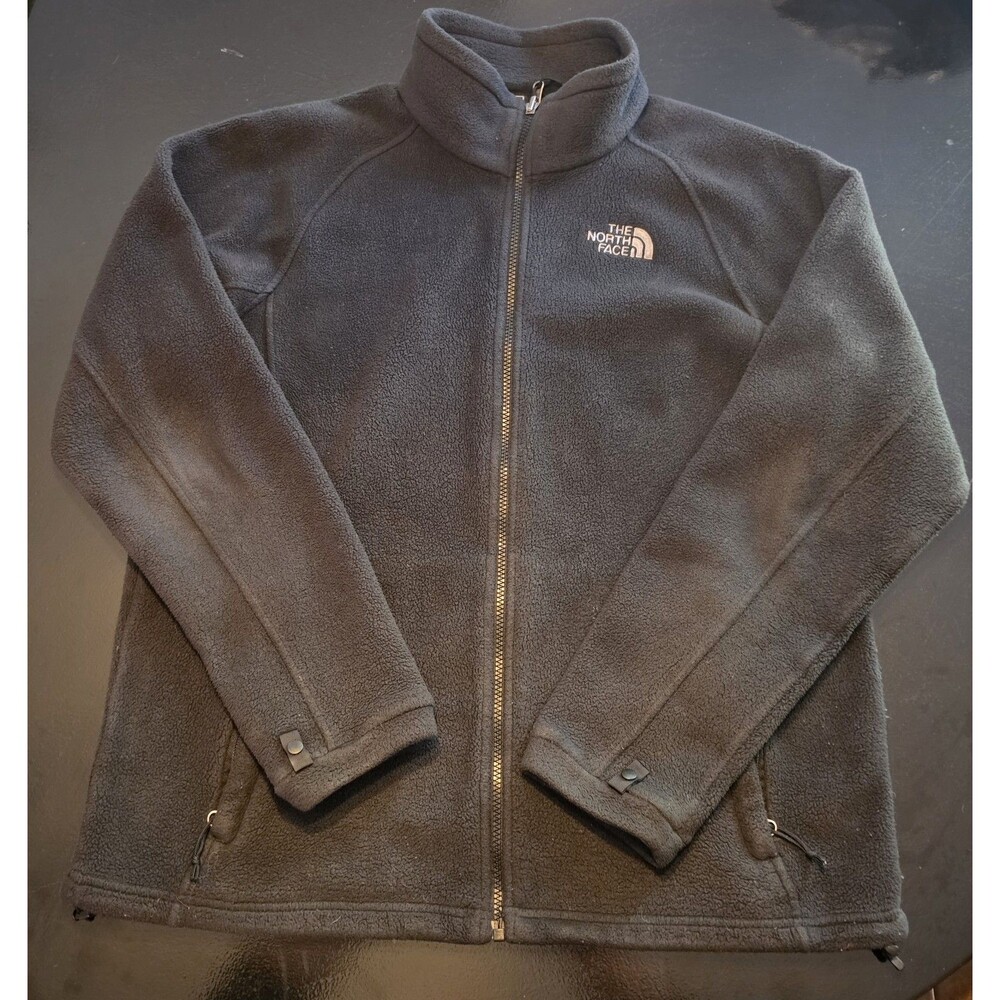 The North Face Denali Fleece Jacket Womens XL Black TKA 300 Full Zip Liner